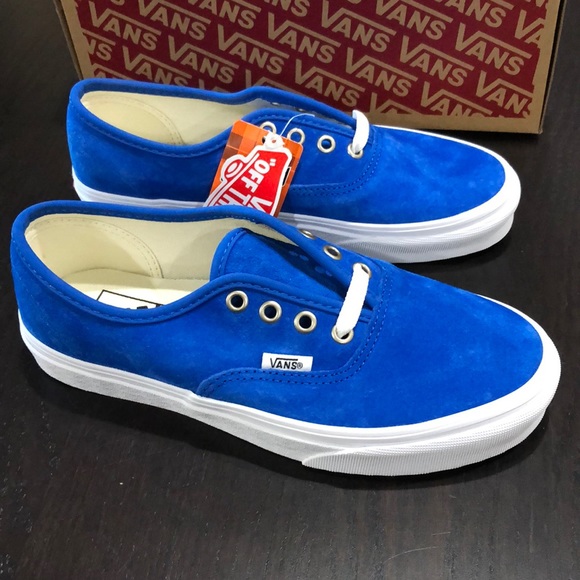 vans old skool pig suede princess blue skate shoes